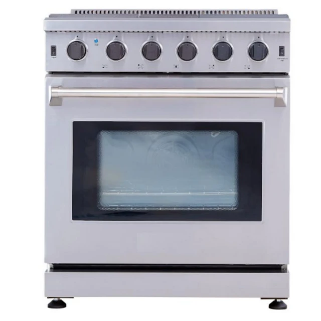 A gas oven for home use