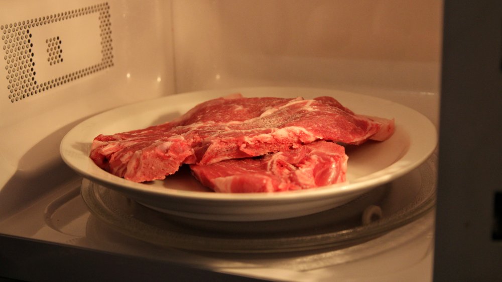 steak in microwave