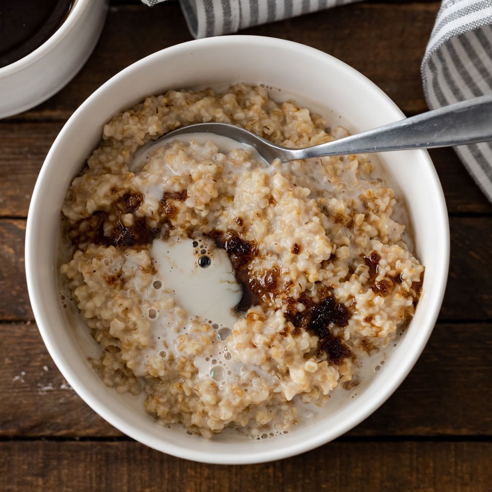 keep oatmeal from boiling over in microwave