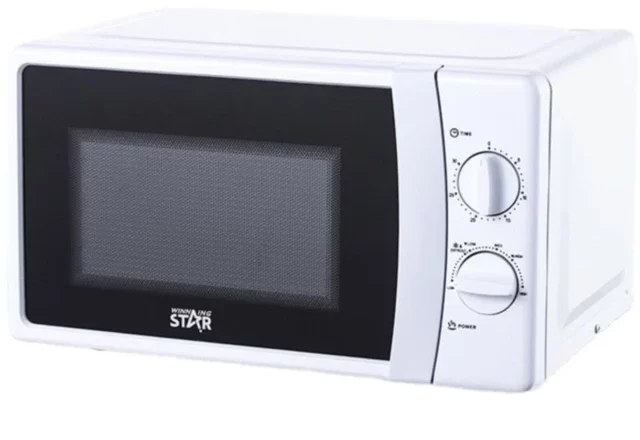 small white microwave