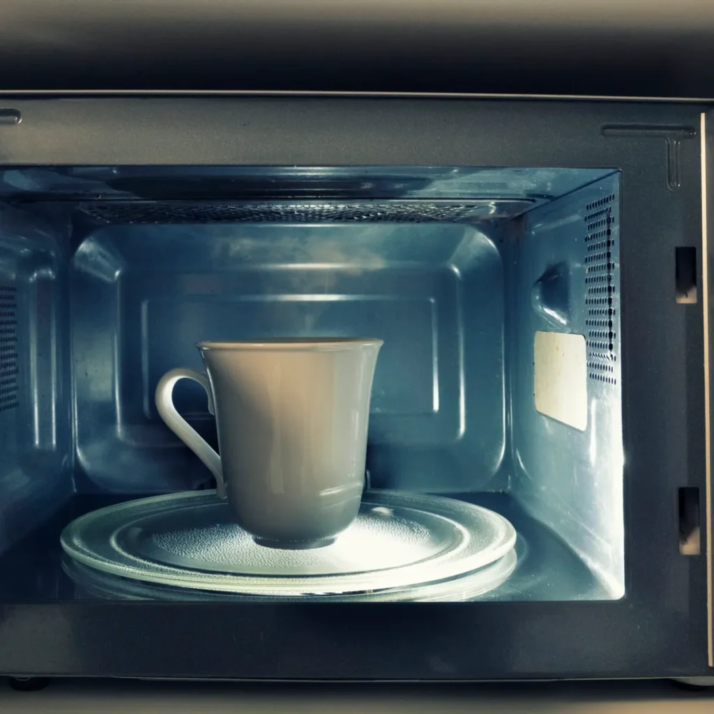 boil a cup of water in the microwave