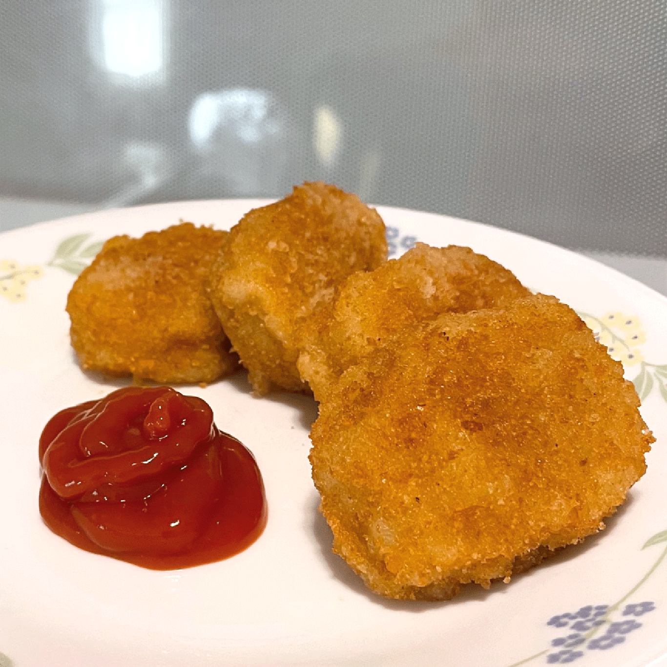 microwave chicken nuggets