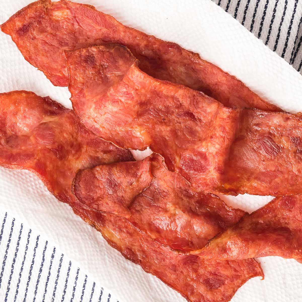 cook turkey bacon in microwave