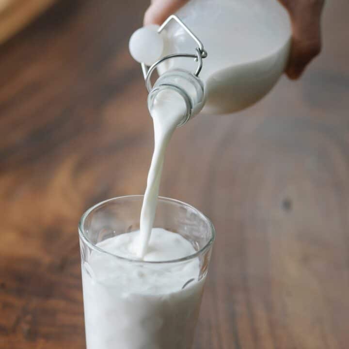 steam milk in microwave