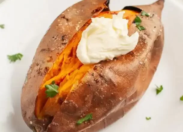 bake sweet potato in microwave