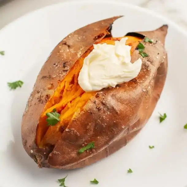 bake sweet potato in microwave