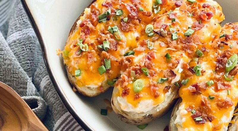 microwave 2 baked potatoes