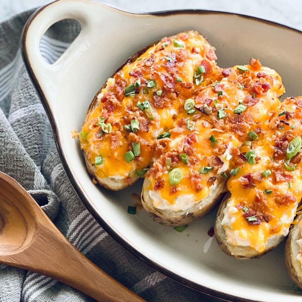 microwave 2 baked potatoes