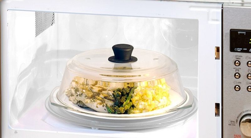 how long can glass be in the microwave