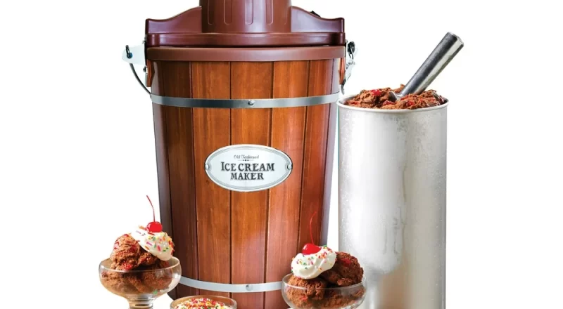 old fashioned ice cream maker