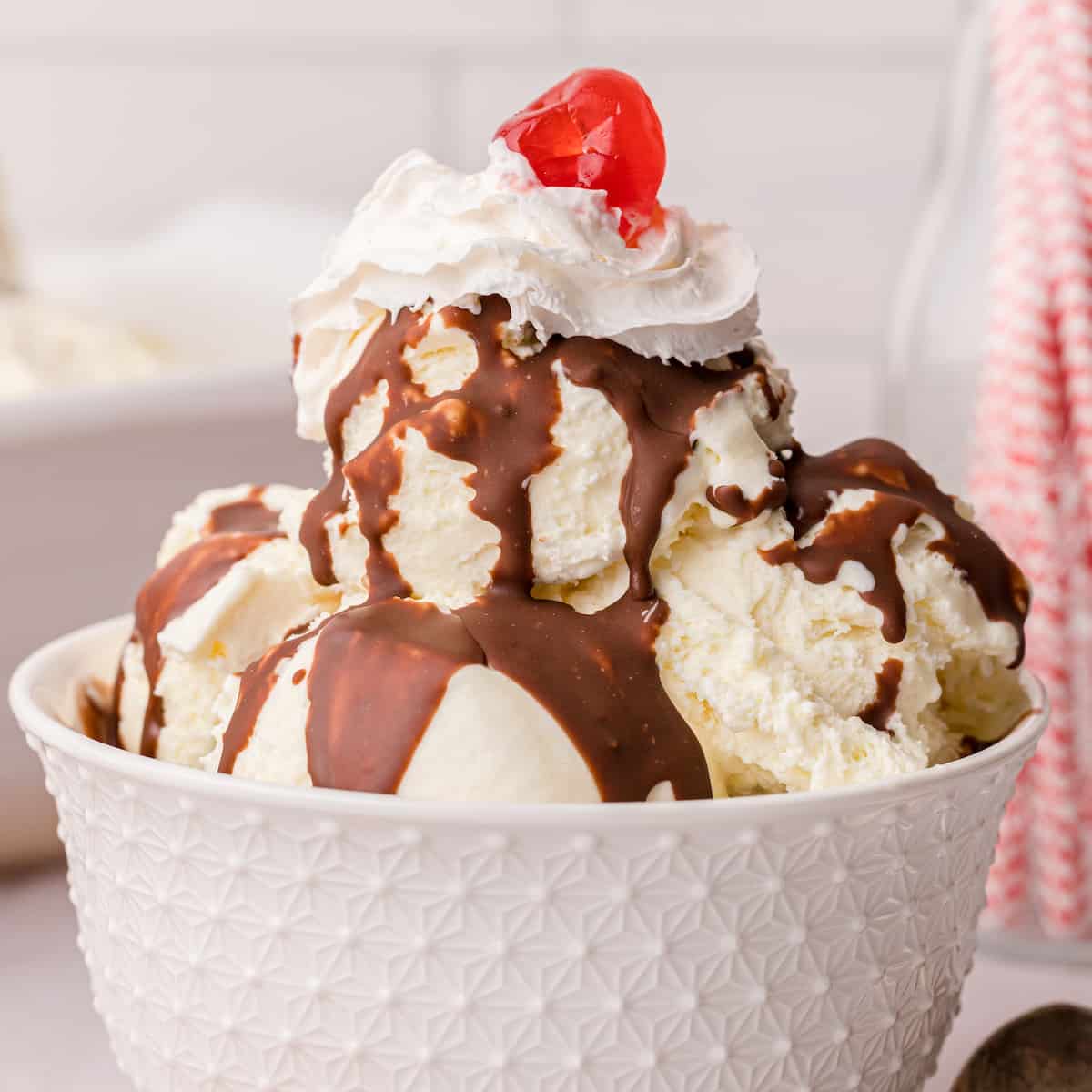 homemade ice cream