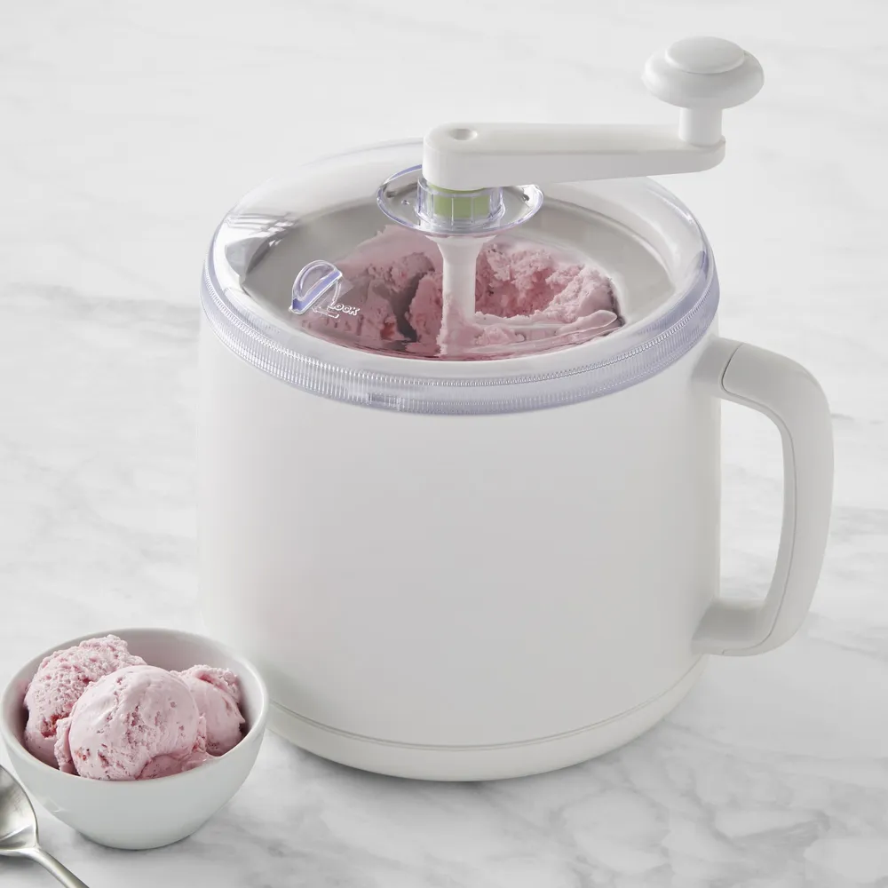 hand crank ice cream maker