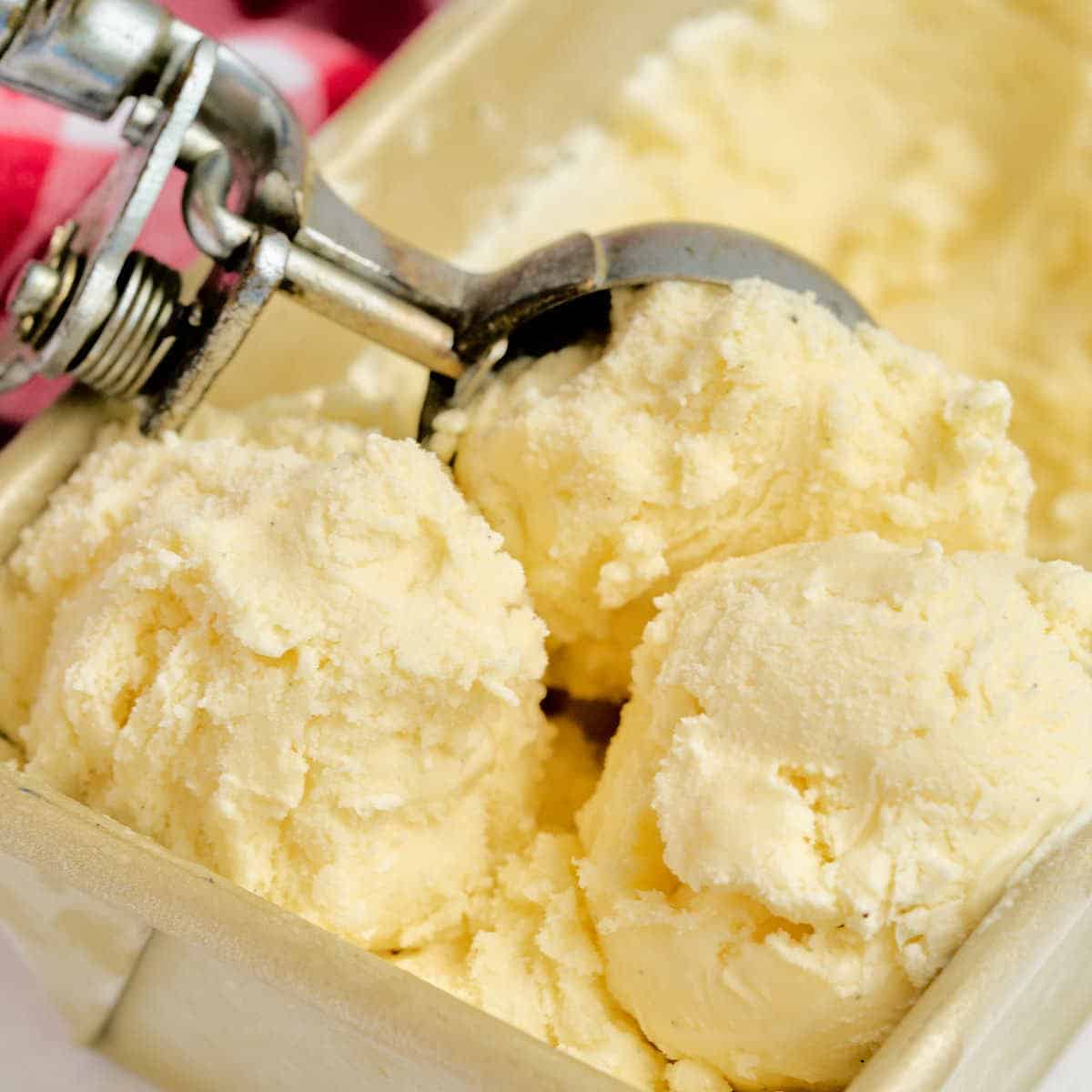 vanilla ice cream