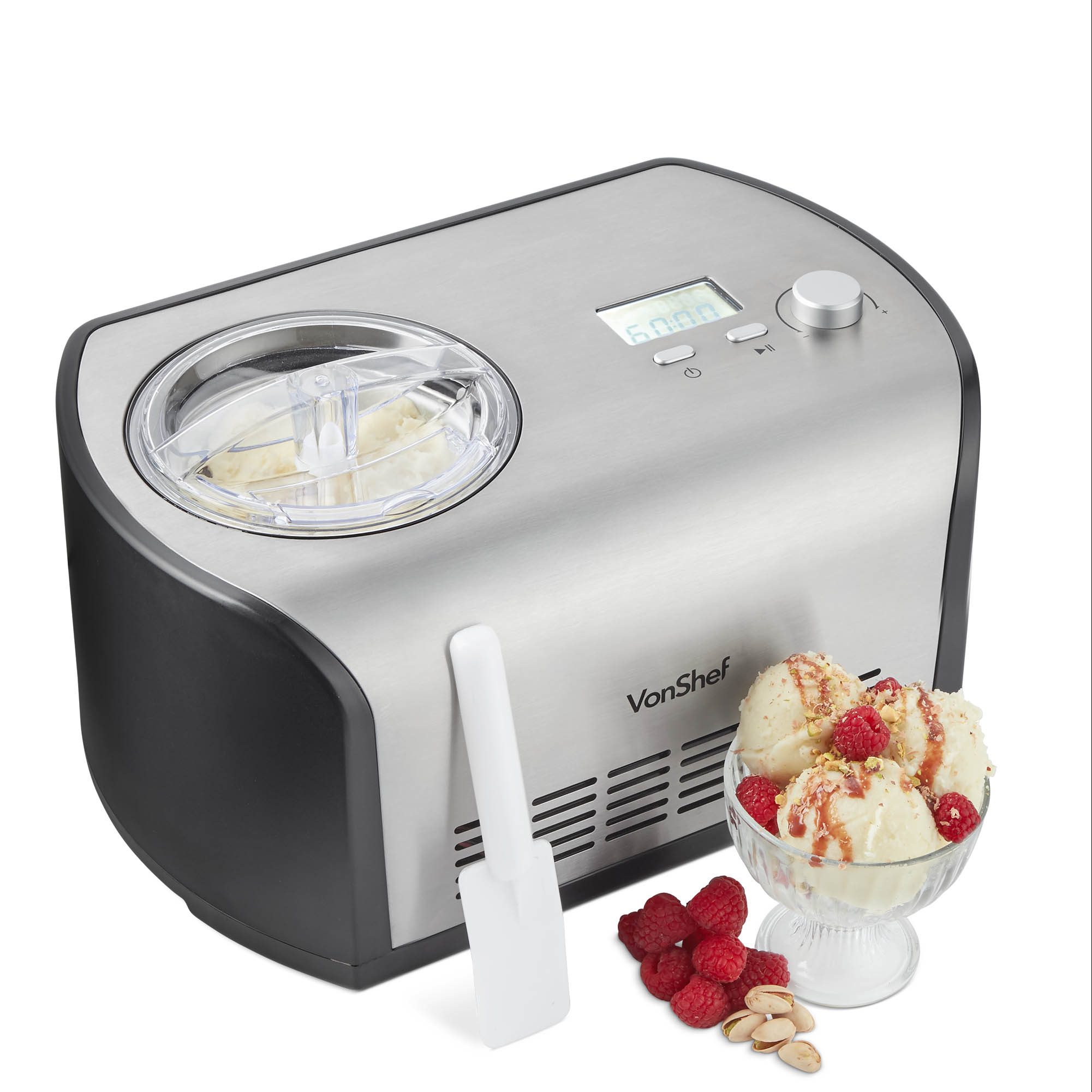 ice cream maker with compressor