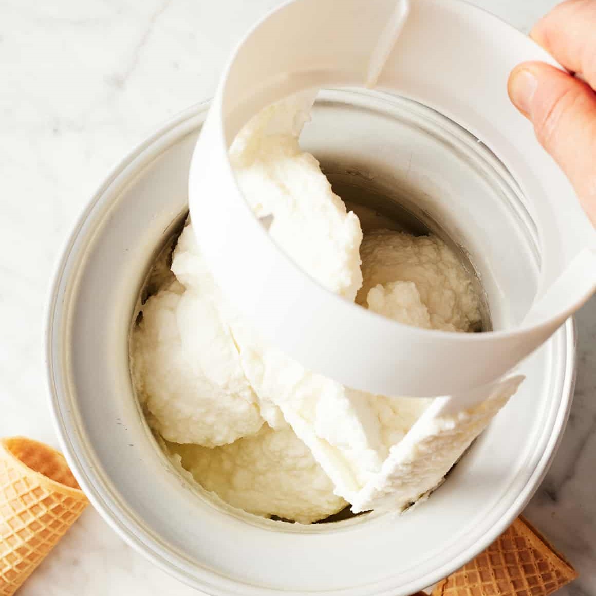 homemade ice cream