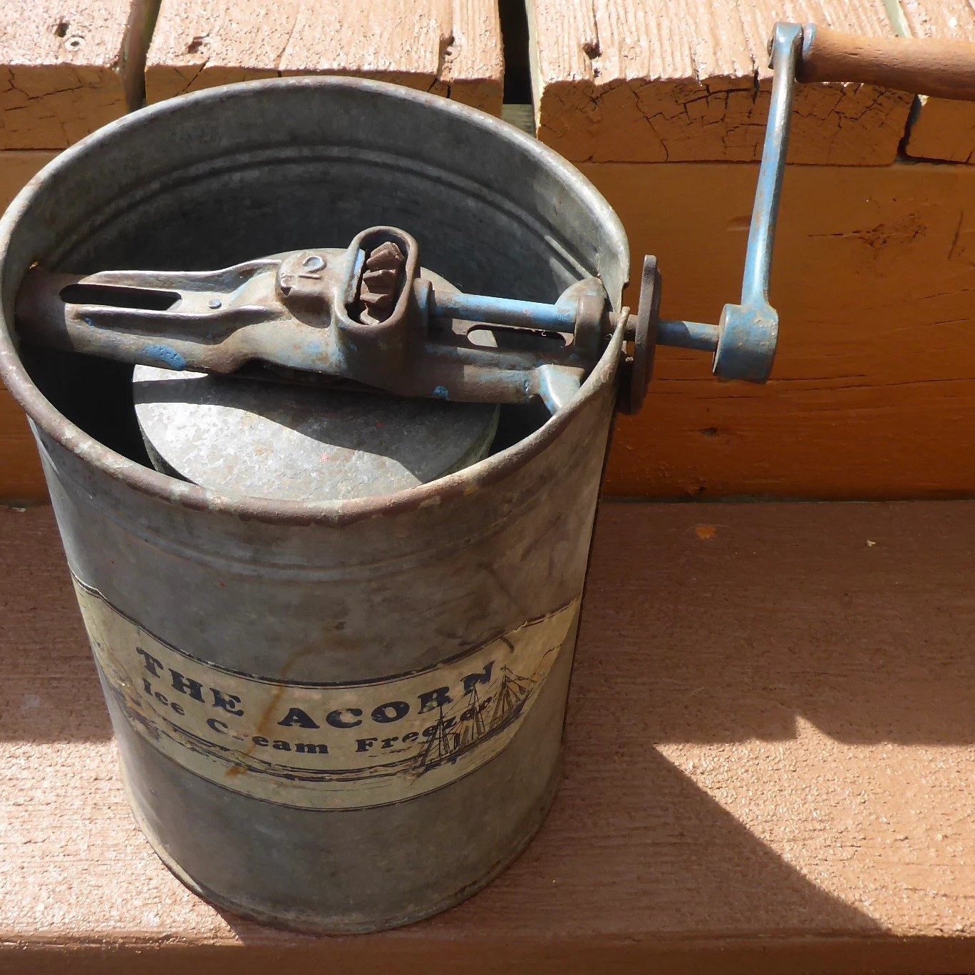 vintage ice cream maker